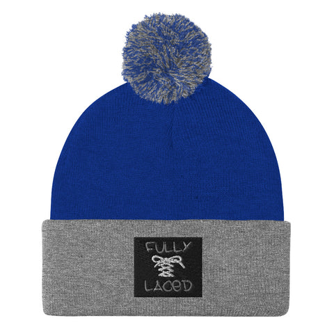 Fully Laced Laces - Pom-Pom Beanie