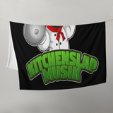 Kitchen Slap Musik logo - Throw Blanket